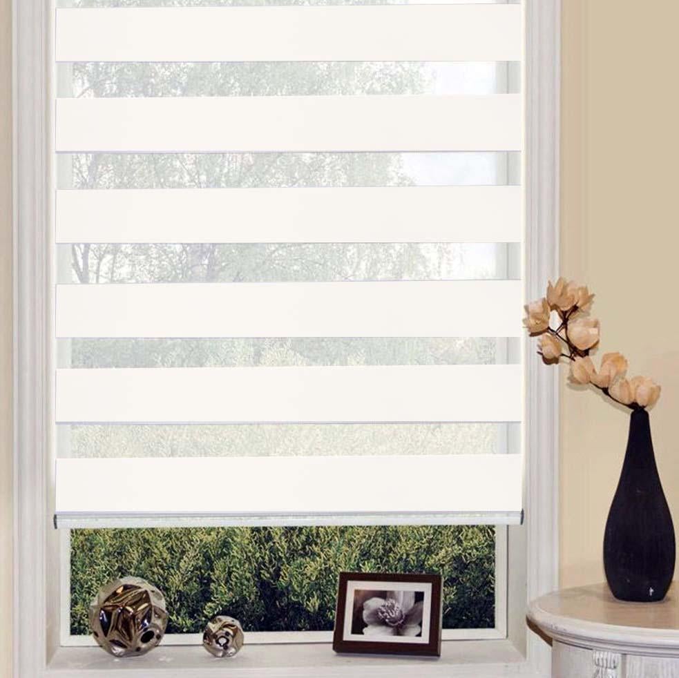 Ролета день-ночь TyulPan с нижним фиксатором 65x170 см Слоновая кость (24105088)