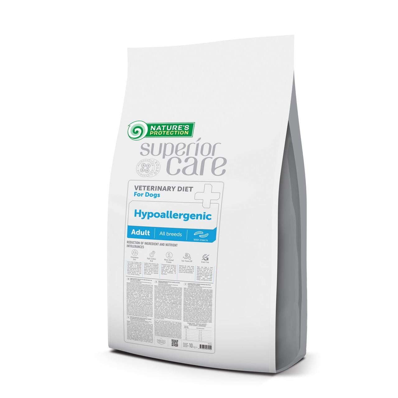 Корм для собак ветеринарный NP Superior Care Veterinary Diet Hypoallergenic Insect All Breed Dogs диетический гипоаллергенный.