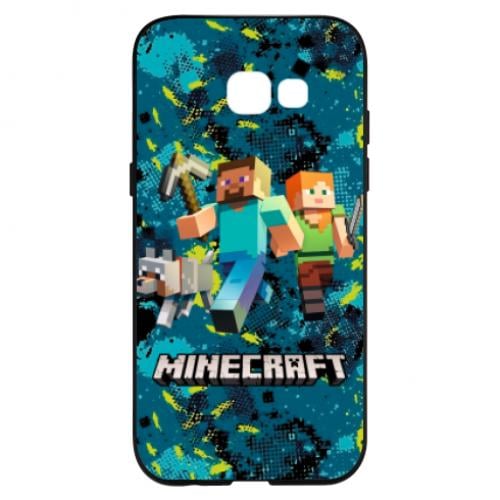 Чохол для Samsung A5 2017 Minecraft Steve Alex And Dog