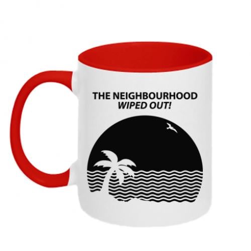 Чашка двухцветная The Neighbourhood Wiped Out 320 мл Красно-белый (384750-18-44685)