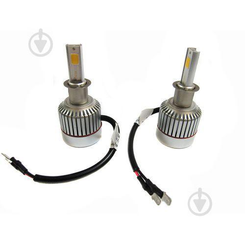 Led лампы для авто светодиодные UKC Car Led Headlight H3 33W 3000LM 4500-5000K (005463) - фото 2