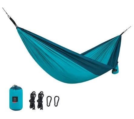 Гамак туристический Naturehike 340T polyester 2022 NH21DC011 двухместный Blue