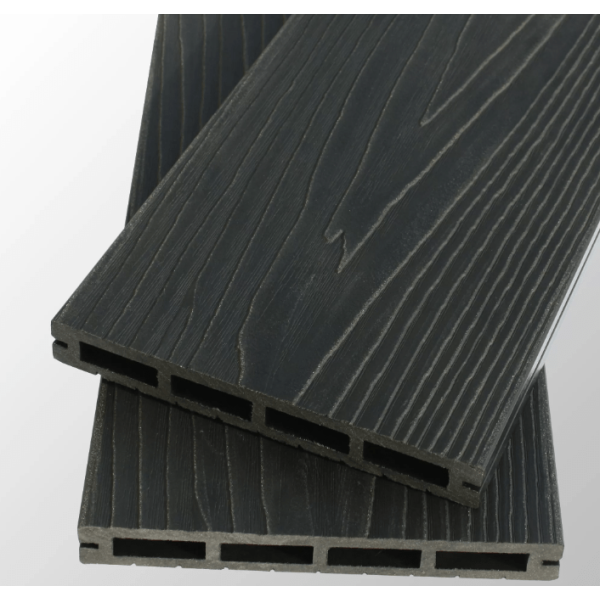 Террасная доска Tardex Classic 3D ДПК 150х25х3000 мм Антрацит (14951604)