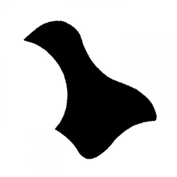 Накладка на противне гитары Alfabeto BIRD-BK (63802)