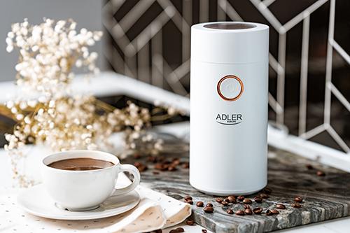 Кофемолка Adler AD 4446wg 150 W White/Gold - фото 9