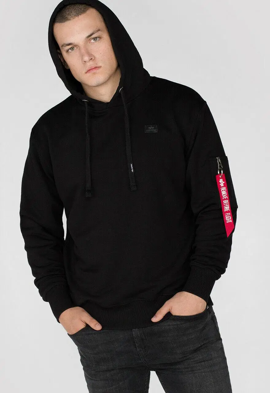 Худі Alpha Industries X-Fit Hoody M Black (158321/03BM) - фото 6