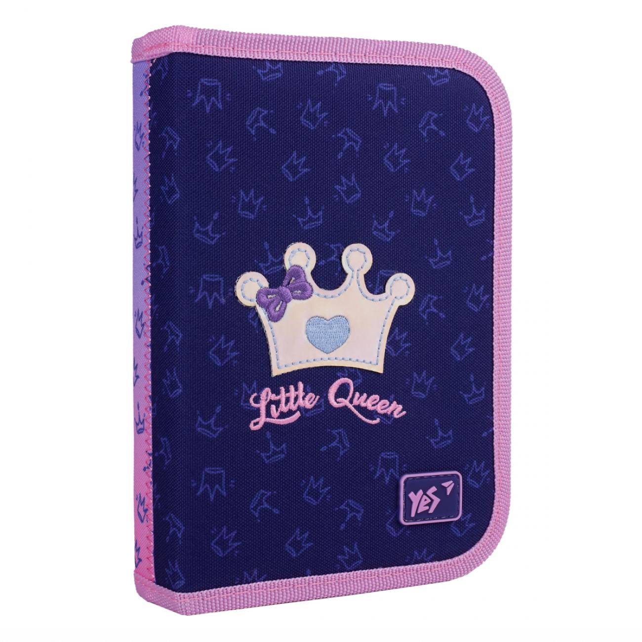 Пенал жесткий YES Little Queen HP-03 одинарный с клапаном (533660)