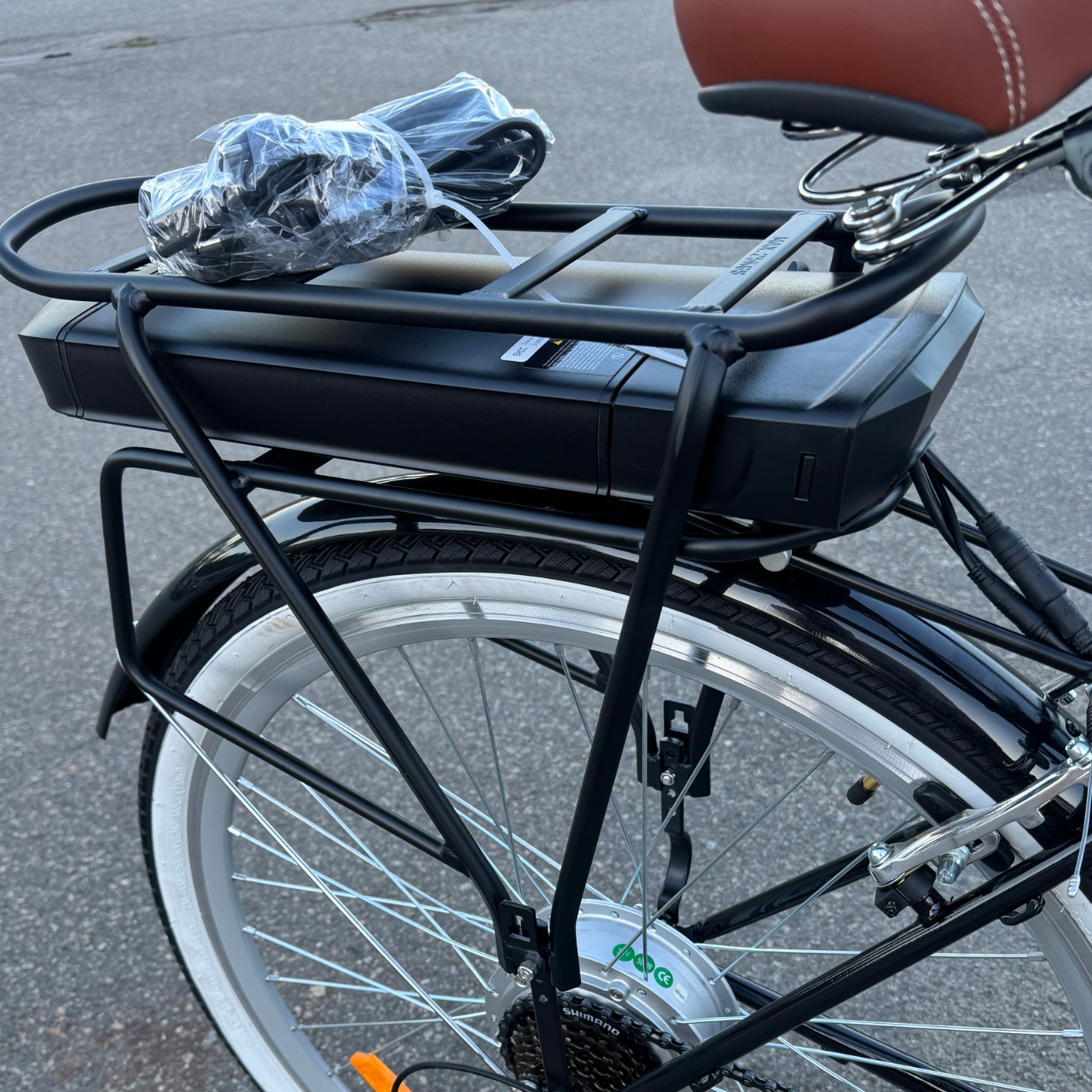 Акумулятор для велосипеда з багажником литиевый Velotrade 36V 12,5 ah 35 км запас хода