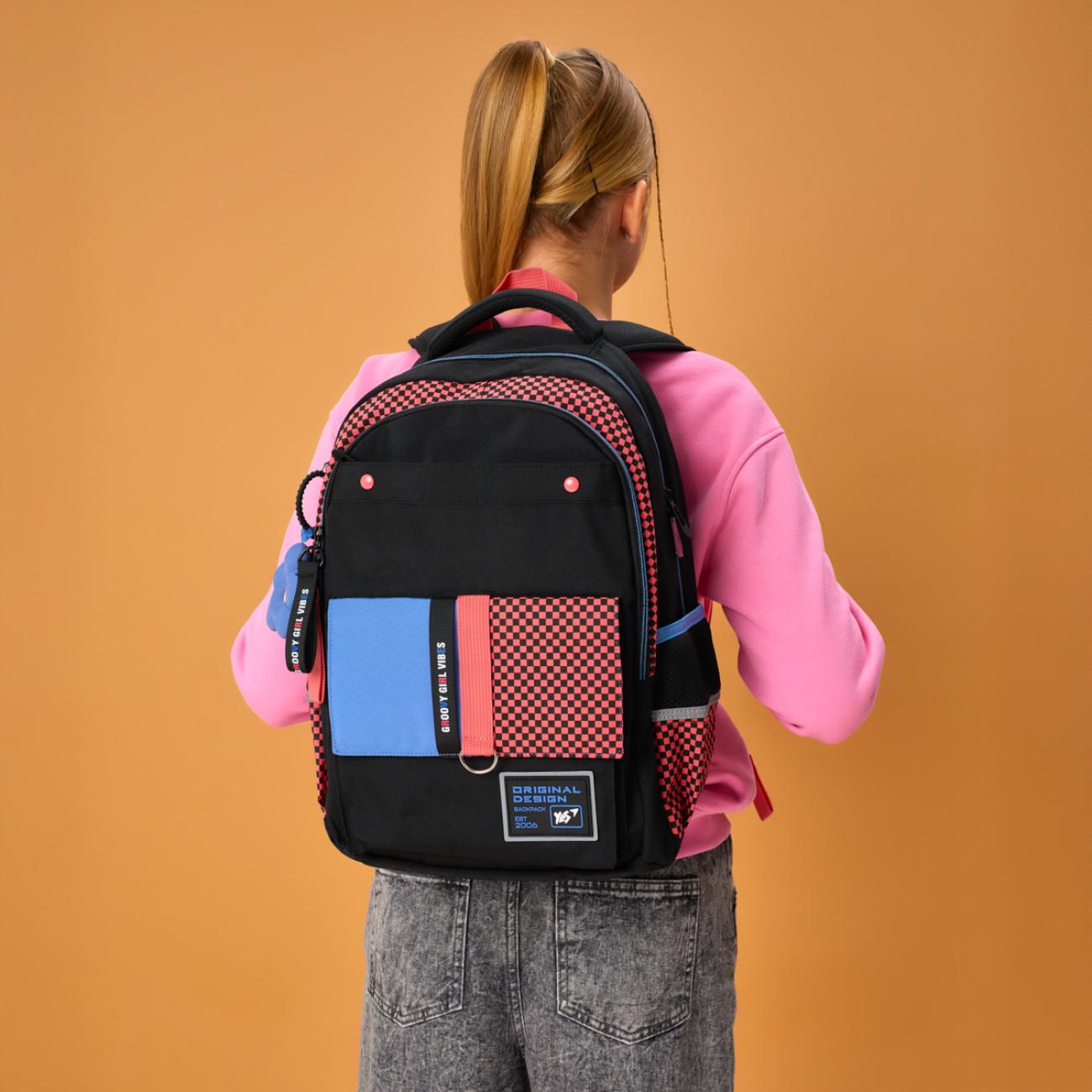 Шкільний рюкзак YES Groovy Girl TS-48 з ортопедичною спинкою (559922) - фото 6 Шкільний рюкзак YES Groovy Girl TS-48 з ортопедичною спинкою (559922) - фото 6