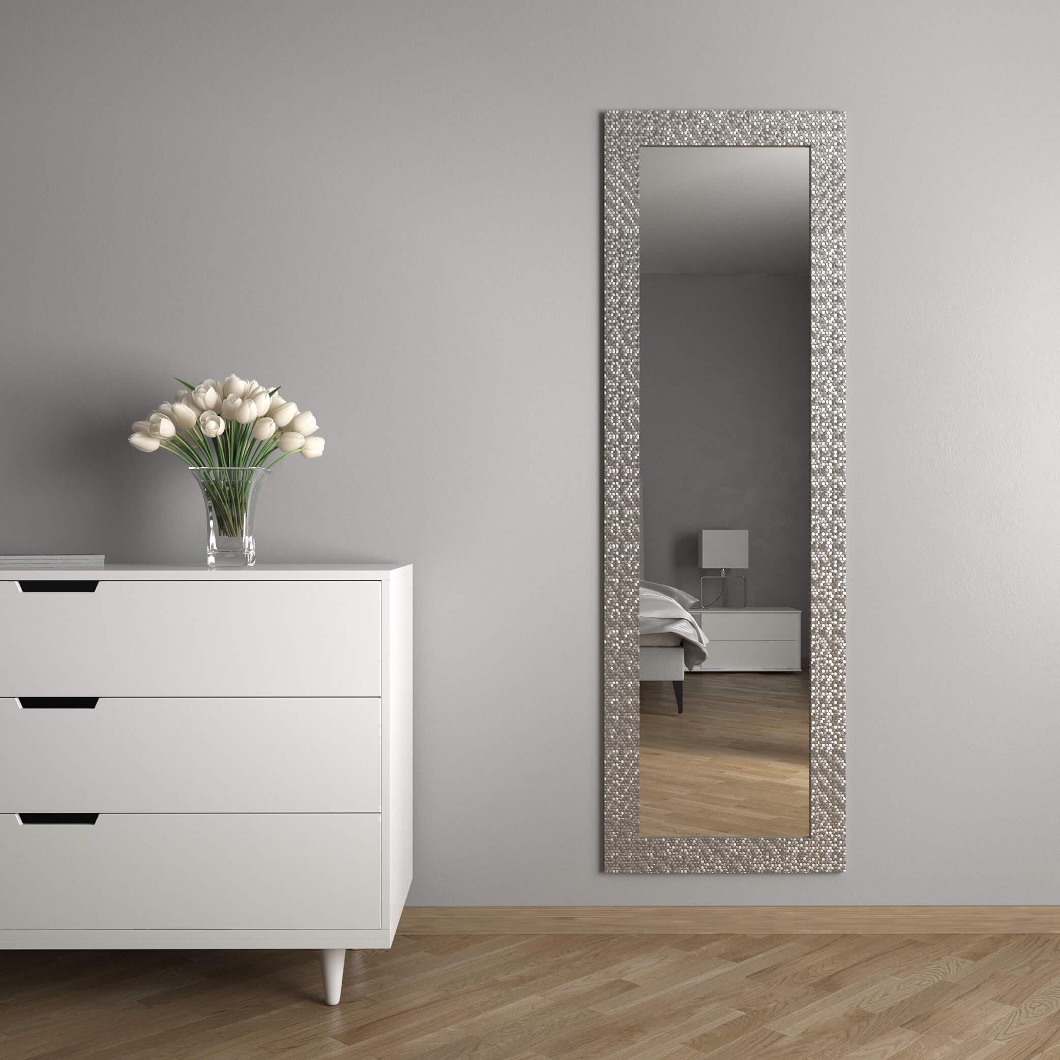 Зеркало настенное Black Mirror в полный рост 186х66 см Серебристый (8518А-420) Зеркало настенное Black Mirror в полный рост 186х66 см Серебристый (8518А-420)