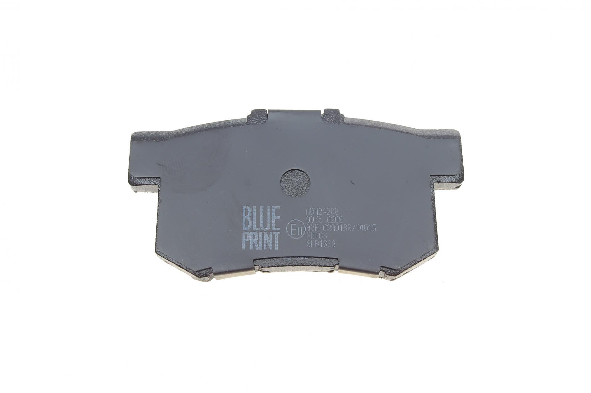Колодки гальмівні задні Honda CR-V 2.0/2.4 CTDi 01-/Accord 07-ADH24280 BLUE PRINT