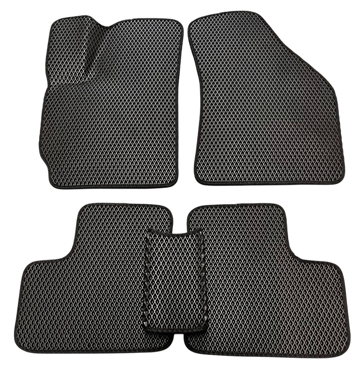 Коврики EVA с 3Д лапой в салон для Daewoo Matiz 1998-2008- гг. Черный (2430609221)