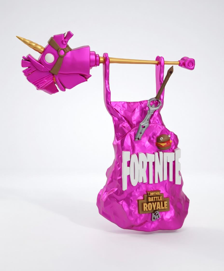 Держатель для геймпадов DualShock 4 и DualSense с темой Fortnite Battle Royale (0189)