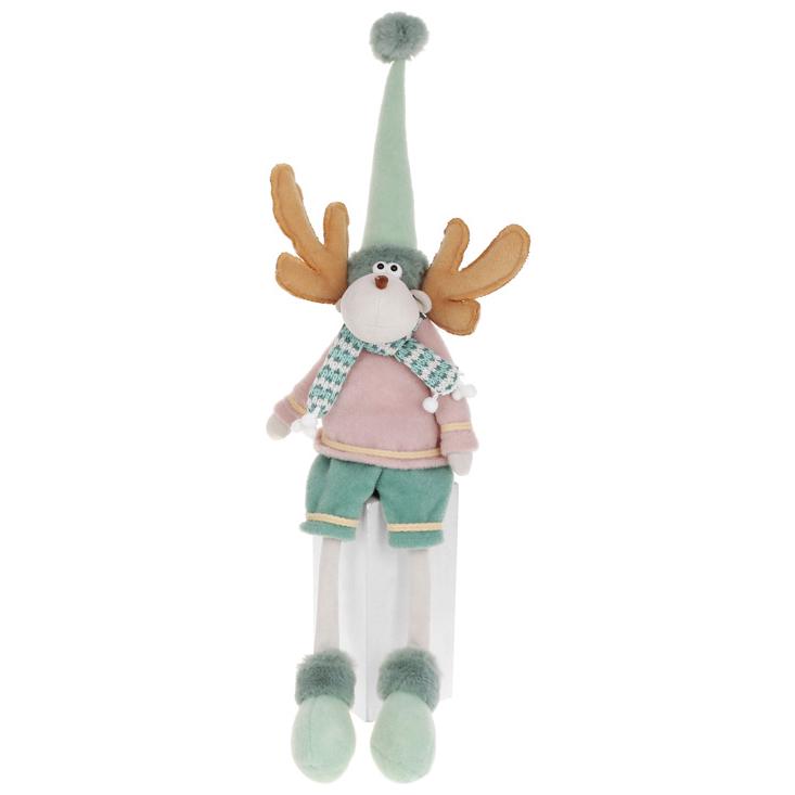 Мягкая игрушка BonaDi Сидячий Олень Мальчик (877-199)