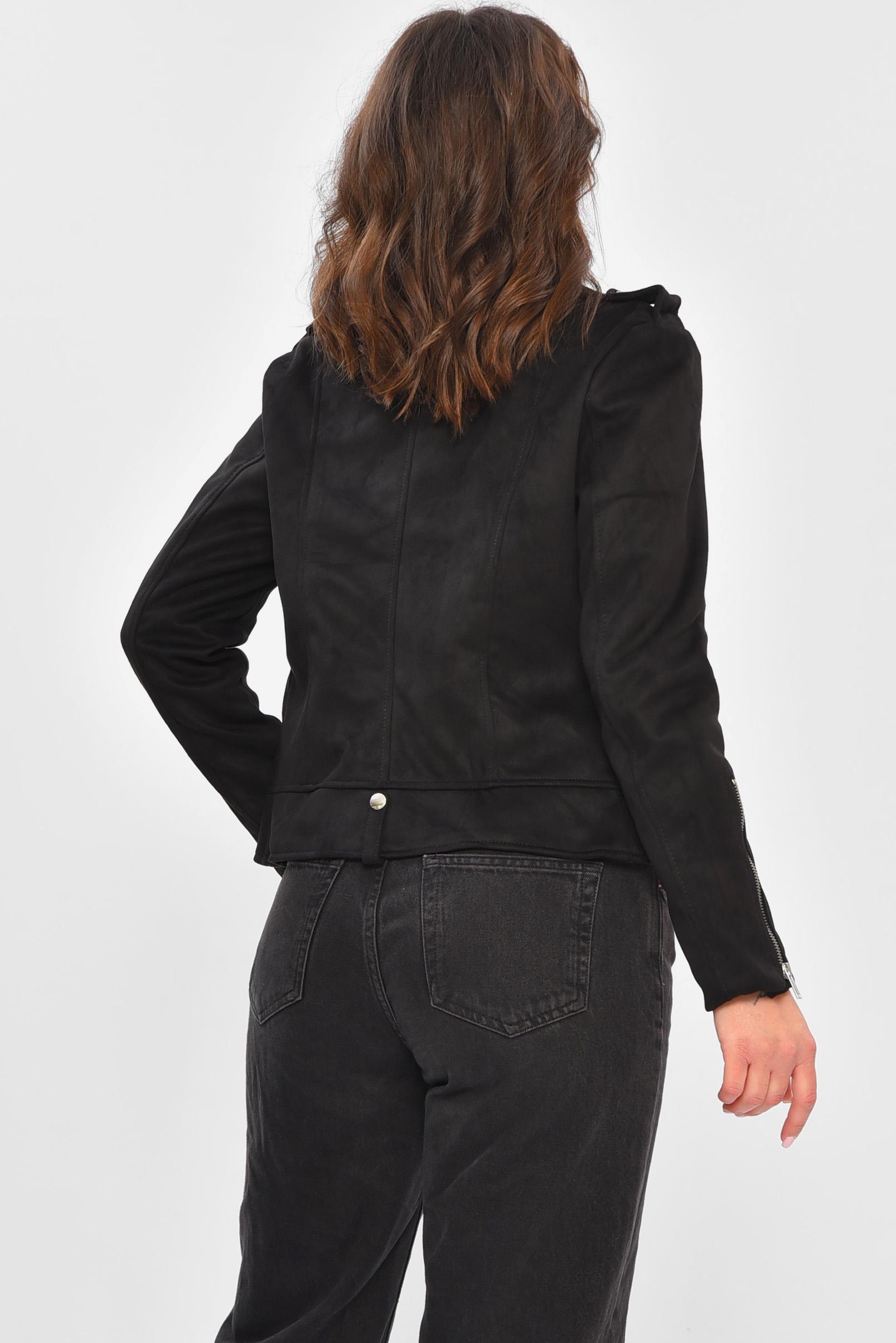 Куртка-косуха женская XS Черный (202550) - фото 3 Куртка-косуха женская XS Черный (202550) - фото 3