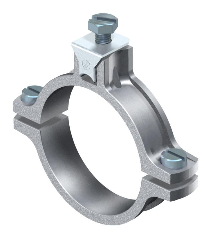 Хомут заземления OBO bettermann G ø 12 мм 1/4" 5-10 мкм оцинкованная сталь для труб (5050030)