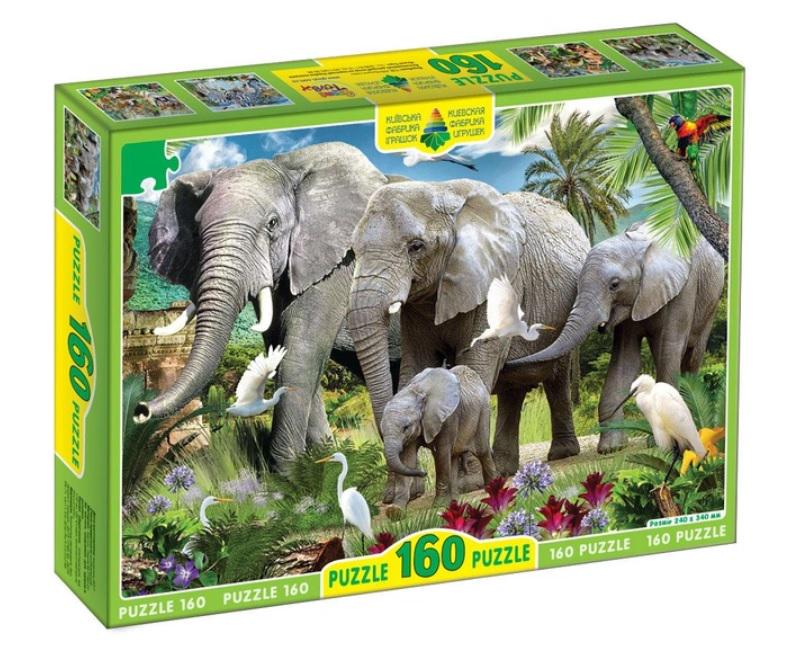 Пазли Energy Plus Слони 160 Ег-05 160 ел. Пазли Energy Plus Слони 160 Ег-05 160 ел.