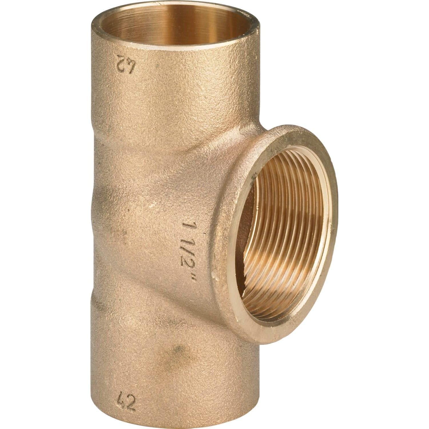 Тройник бронзовый Viega 94130g d 35 мм x 1/2" В (152734)
