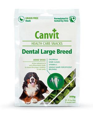 Ласощі для собак Canvit DENTAL Large Breed 250 г