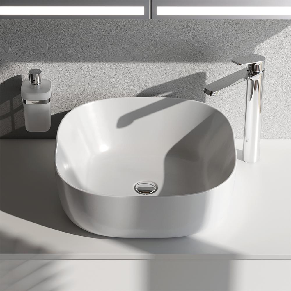 Умивальник накладний AM.PM Func MFAWCC30430WG 430x430x135 мм Білий (195778) - фото 5