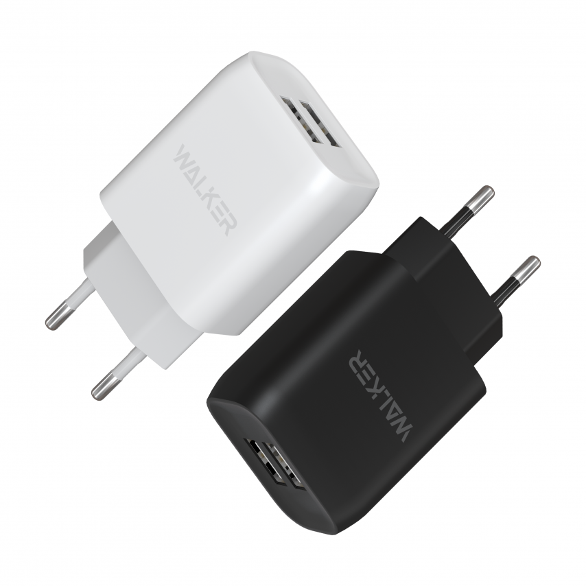Адаптер Walker WH-31 2USB/2.1A Black - фото 3 Адаптер Walker WH-31 2USB/2.1A Black - фото 3