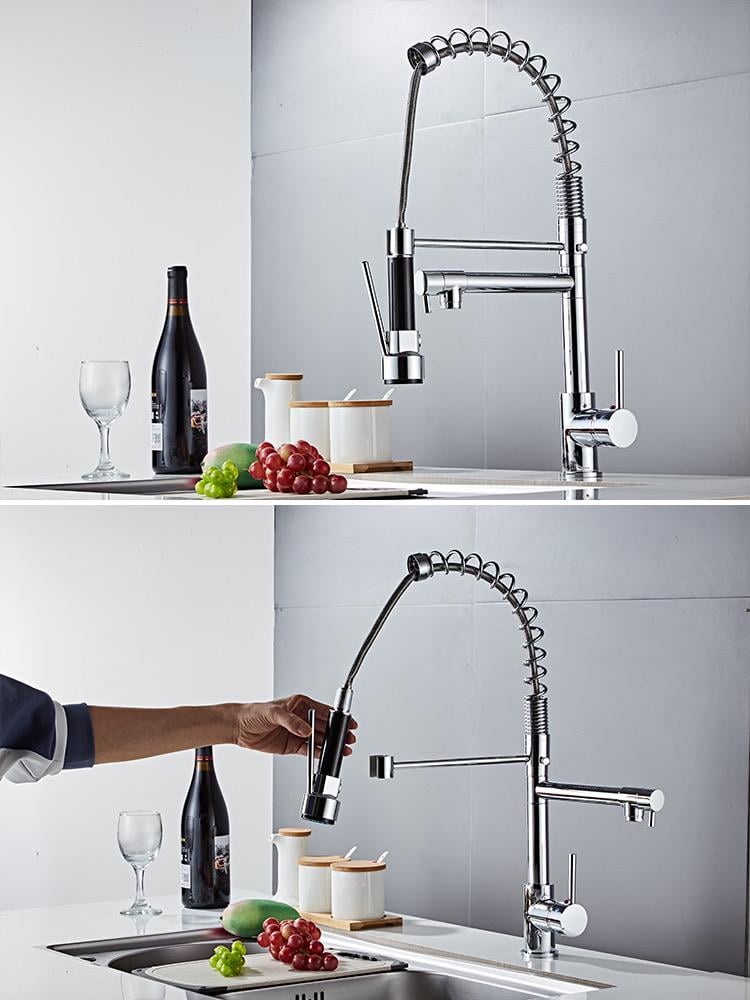 Змішувач для кухні з душем - фото 4 Змішувач для кухні з душем - фото 4