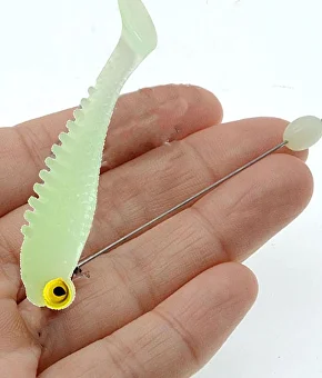 Набор приманок фосфорные виброхвосты для ловли в темное время суток 10 шт. (F00017) - фото 5 Набор приманок фосфорные виброхвосты для ловли в темное время суток 10 шт. (F00017) - фото 5