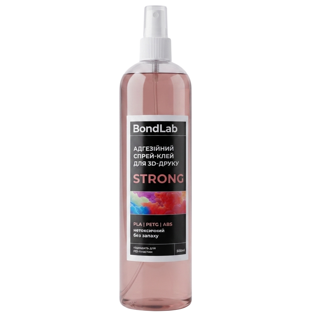 Клей сильной фиксации для 3D-печати BondLab Strong нетоксичный 500 мл (UA3D615STR-500ml)
