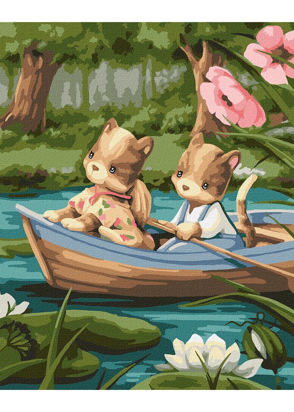 Картина по номерам Идейка Прогулка на лодке 40х50 см (KHO2418)