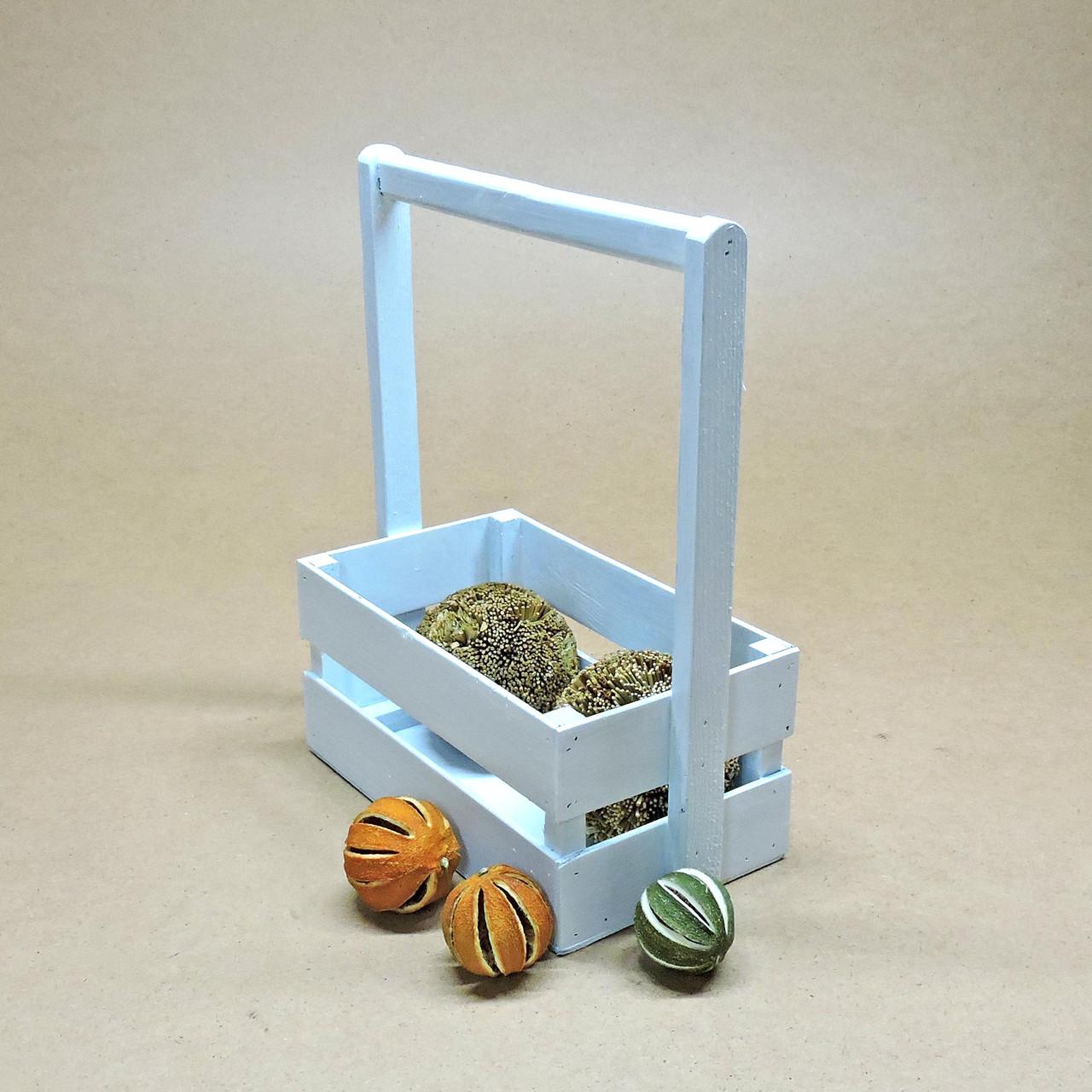 Корзинка подарочная из дерева Тилтон 15х26 см Зефир (ПДК-0023220)