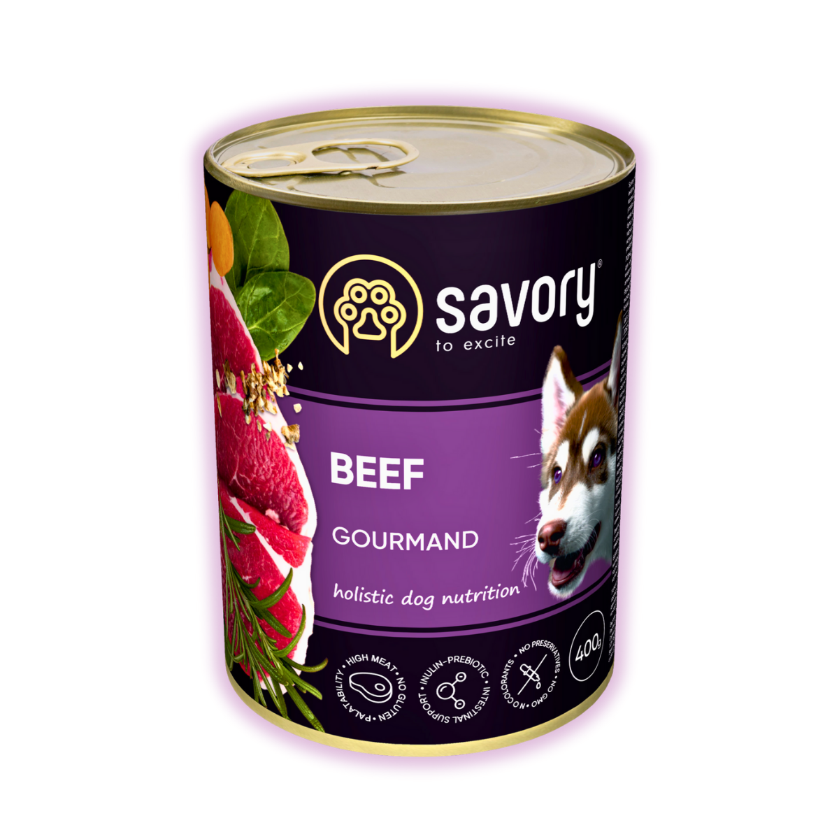 Корм вологий для дорослих собак Savory паштет з яловичиною для усіх порід 400 г х 5+1 шт. (29818746) - фото 2 Корм вологий для дорослих собак Savory паштет з яловичиною для усіх порід 400 г х 5+1 шт. (29818746) - фото 2