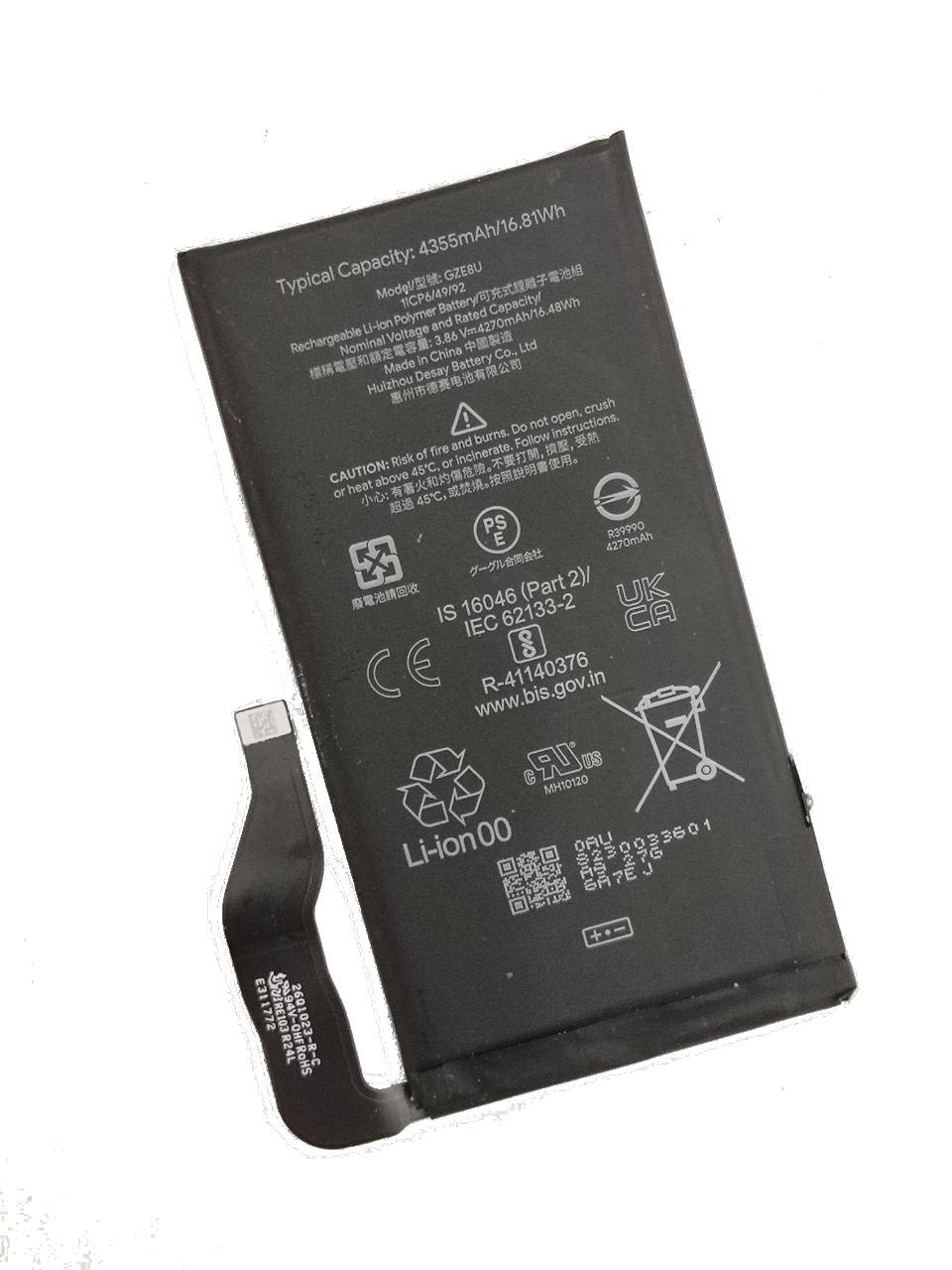 Аккумулятор для Google Pixel 7 GZEBU 4355 mAh 3,86V