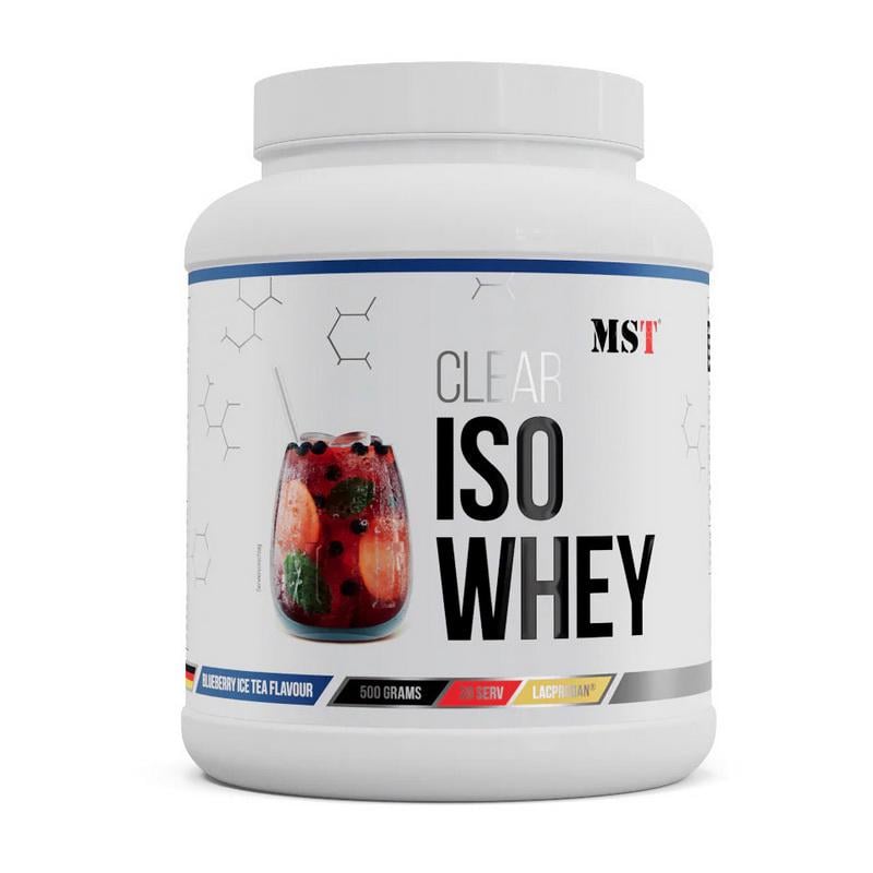 Изолят сывороточный MST Clear Iso Whey 500 г Черничный холодный чай Изолят сывороточный MST Clear Iso Whey 500 г Черничный холодный чай