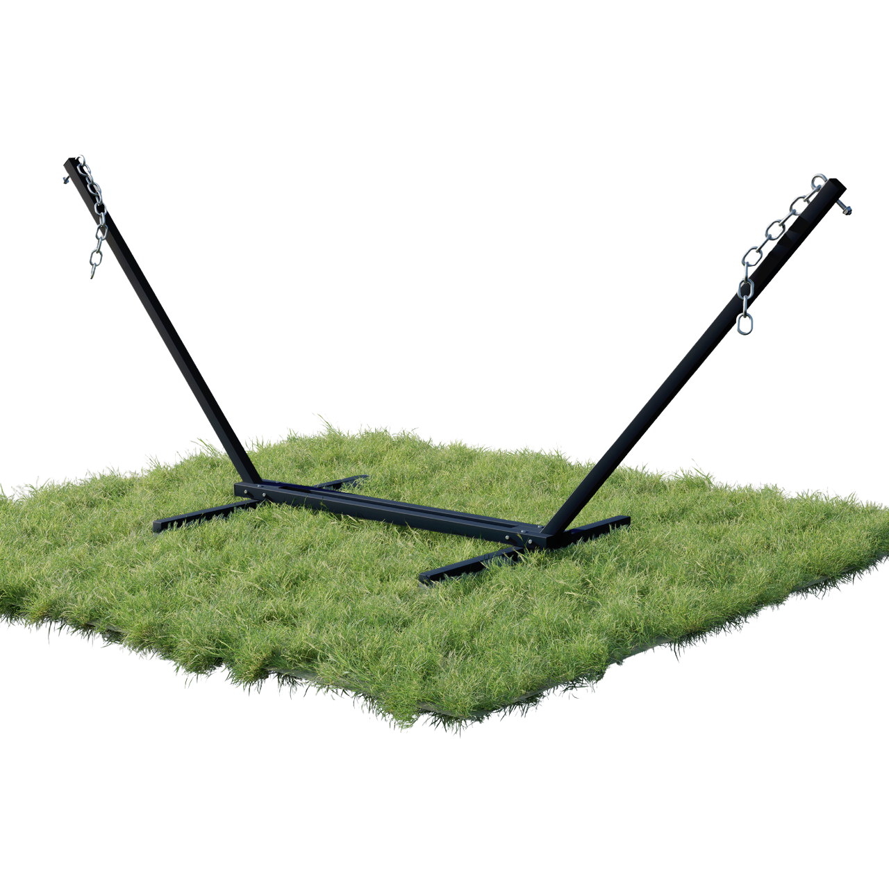 Стійка для двомісного гамака WCG металевий каркас квадратний профіль 50х50 мм Чорний матовий (W-5050-B1) - фото 4