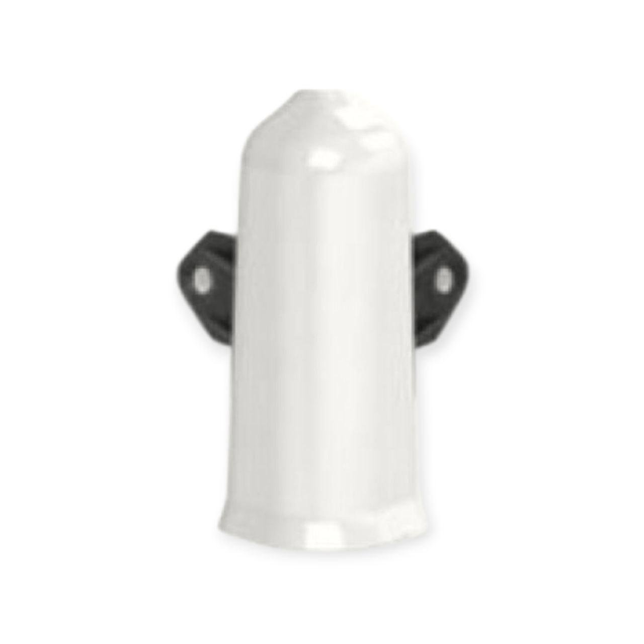 Кут зовнішній до плінтуса КСК Система ПВХ Бiлий 001