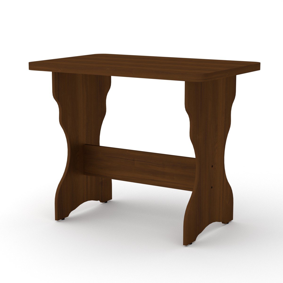 Стол кухонный прямоугольный Компанит КС-2 73,2х90х60 см Орех экко (2012069) - фото 1