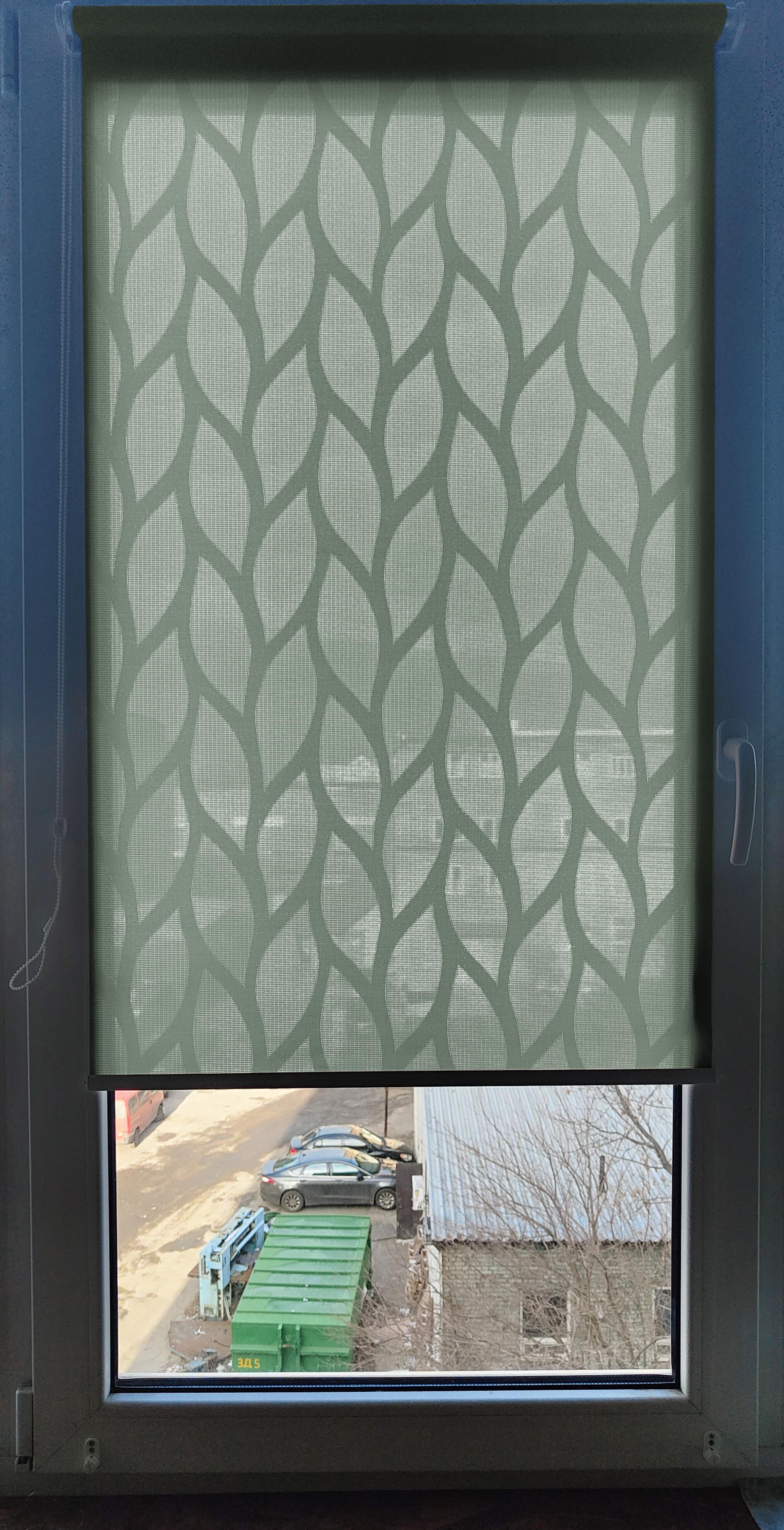 Рулонная штора тканевая Anwis Bella 37,5x160 см Серый  (ОТК-9-101010967)