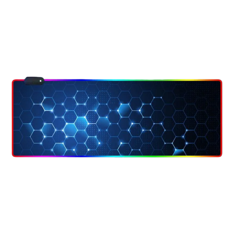 Игровая поверхность для мыши с подсветкой 30х80 см (000086)