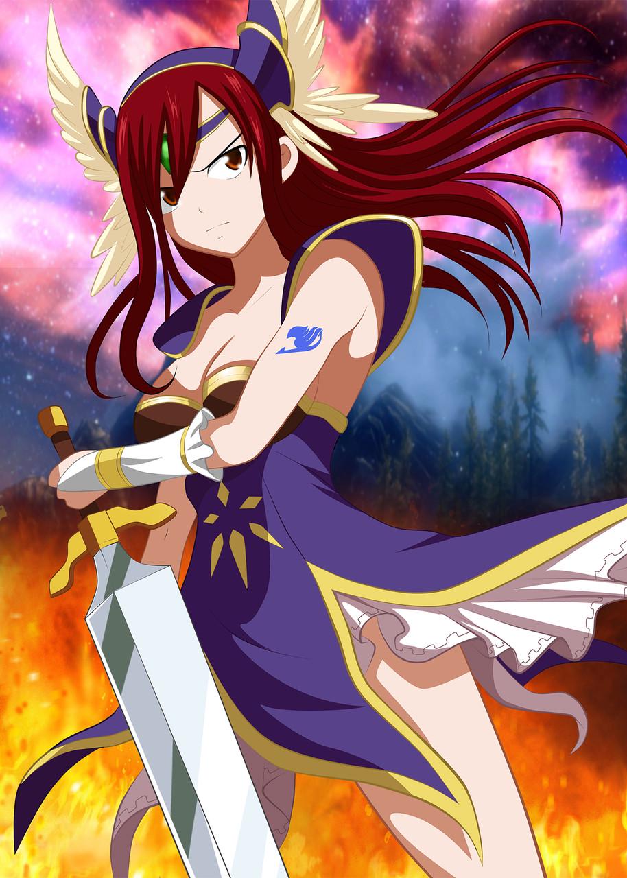 Картина GeekLand Fairy Taill Girl with sword 60х40 см (FT 09.053)