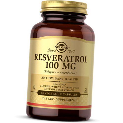 Ресвератрол Resveratrol 100 60 вег. капс. (70313005)