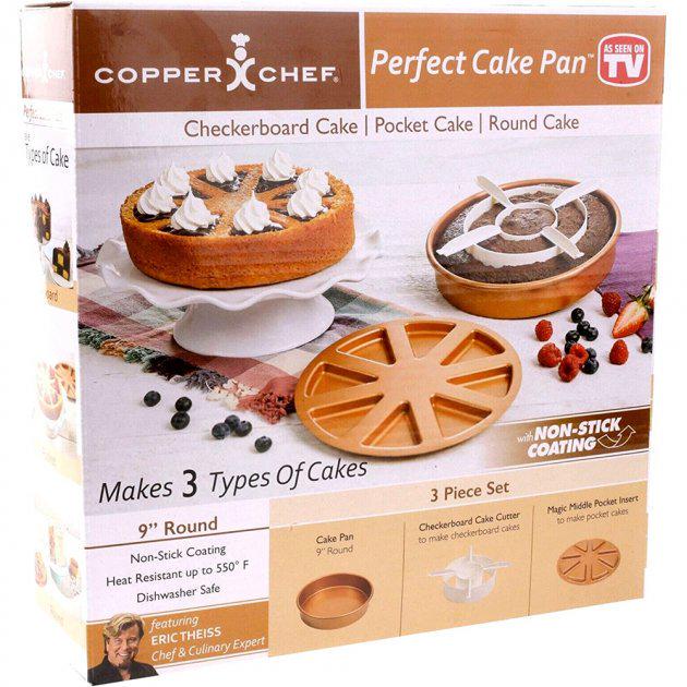 Форма для выпечки многофункциональная Copper Chef Perfect Cake Pan антипригарная (AR003812) - фото 2 Форма для выпечки многофункциональная Copper Chef Perfect Cake Pan антипригарная (AR003812) - фото 2