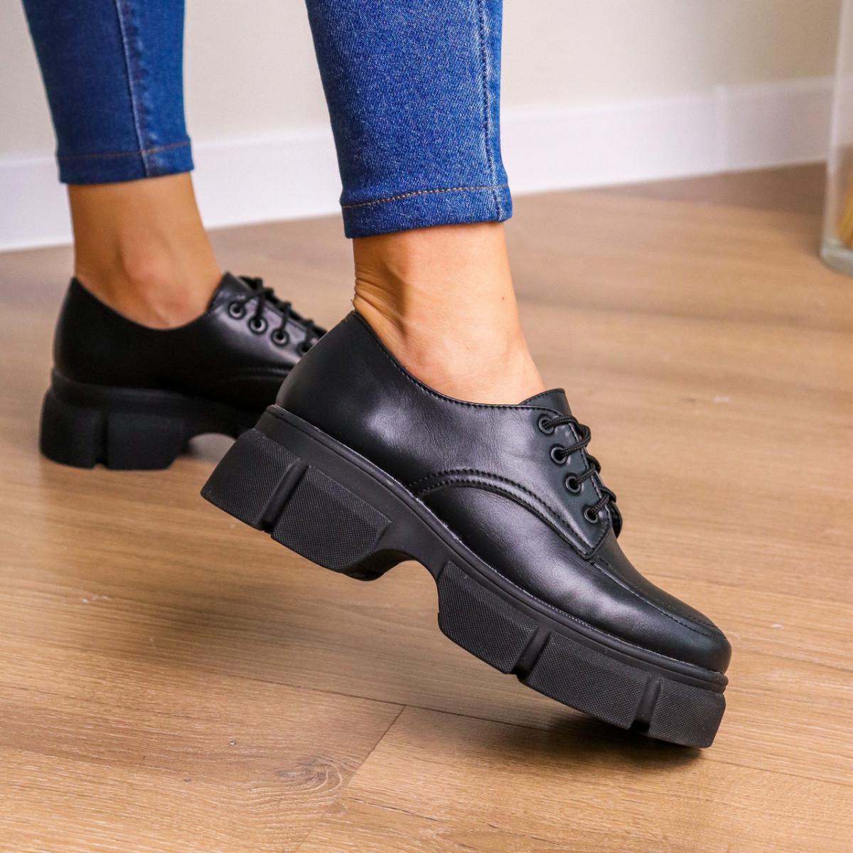 Броги женские Fashion р. 36 23,5 см Черный (3241)