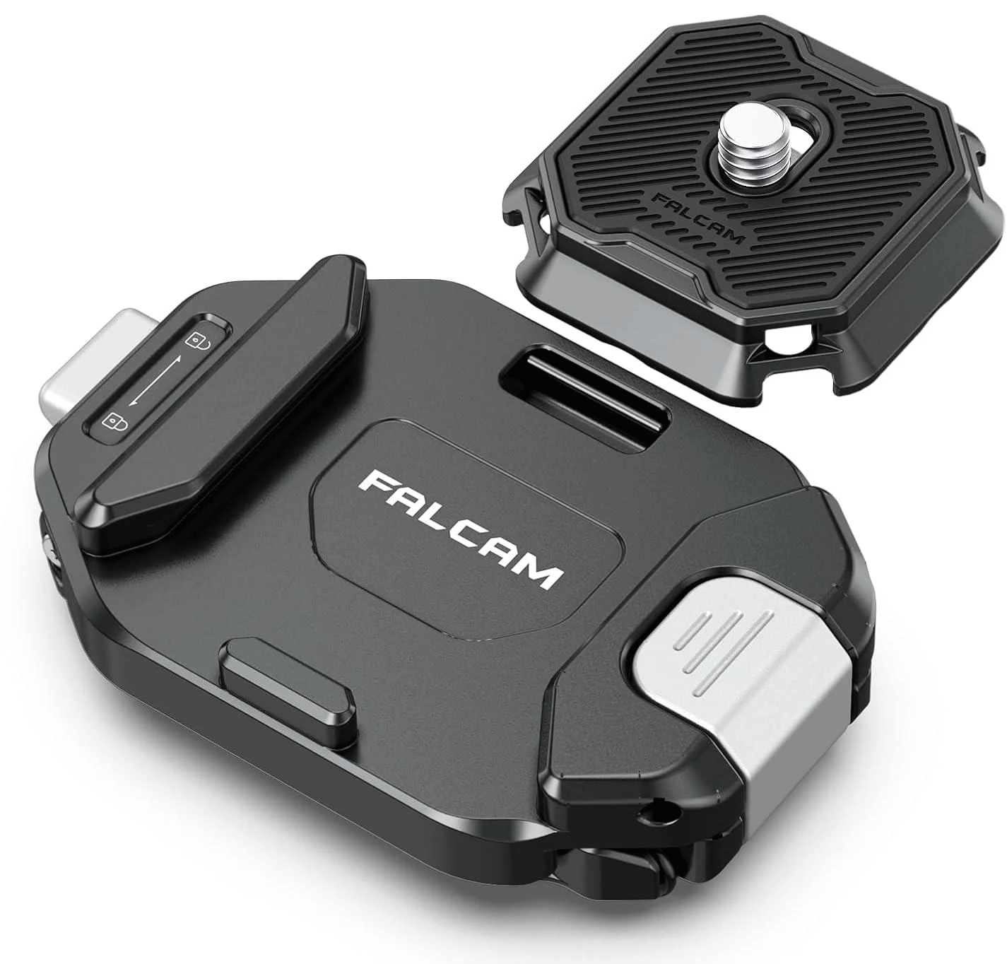 Крепление Ulanzi FALCAM F38 на рюкзак для штатива камеры QR Plate Capture Camera Clip Black (F38B3803)