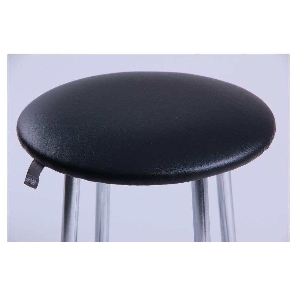 Табурет кухонний Таллі Хром/Чорний (43356476848436524363452432) - фото 5