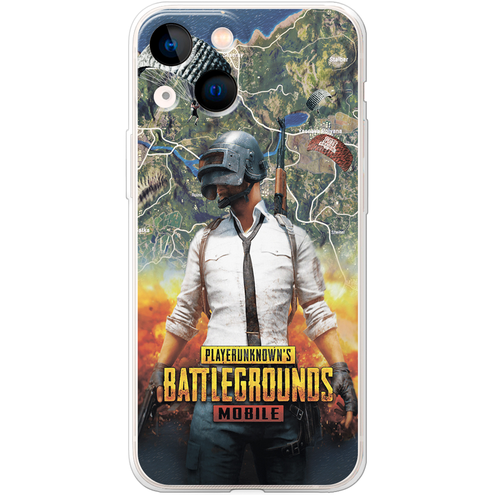 ᐉ Чехол BoxFace iPhone 13 mini PUBG Mobile Прозрачный силикон  (43839-up2309-43839) • Купить в Киеве, Украине • Лучшая цена в Эпицентр