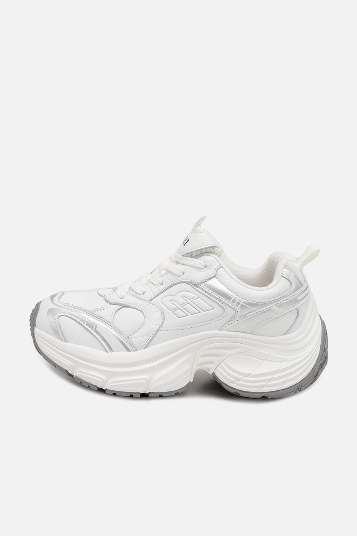 Кроссовки женские на плоской подошве р. 39 Белый (SKT001032310)