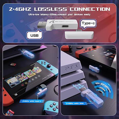 Навушники бездротові Attack Shark L60 White - фото 6