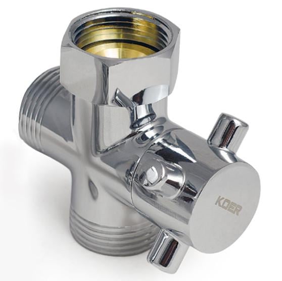 Кран трехходовой KOER KR.520 3/4" x 3/4" x 3/4" (KR0110)