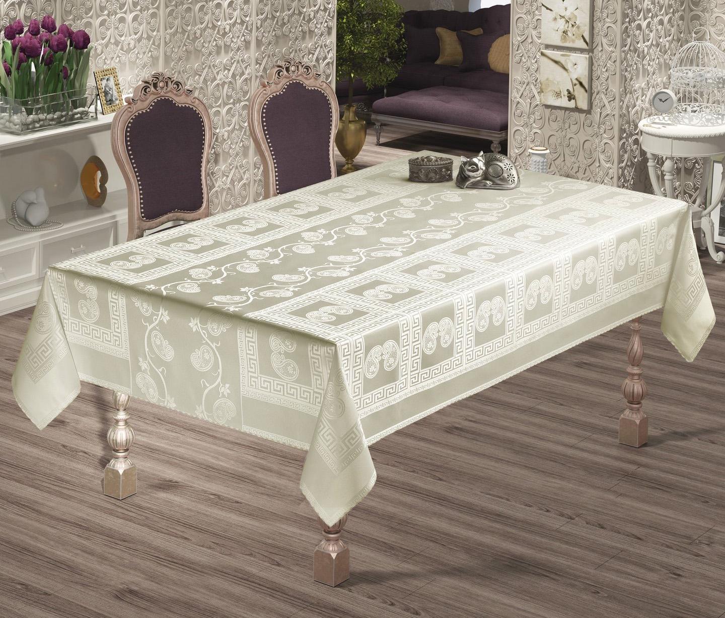 Скатерть Maison Royale 160x300 Buta Royale Cream (01MR25P160300K02) Скатерть Maison Royale 160x300 Buta Royale Cream (01MR25P160300K02)