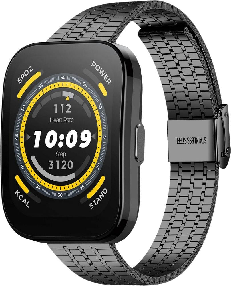 Браслет металевий Counic для Amazfit Bip 5 Black (34054-2B) Браслет металевий Counic для Amazfit Bip 5 Black (34054-2B)